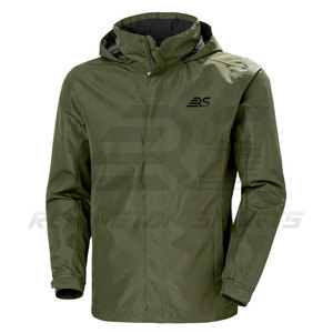 Wholesale Men's Casual Winter Outdoor Windbreaker <b>Jacket</b> Lightweight Breathable Waterproof Hooded <b>Rain</b> <b>Jacket</b> - Product Image 1