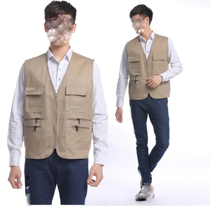 Custom Wholesale Fashion Spandex/Nylon Oversized Moto & Biker Style Waterproof Winter Men's Vest Jacket High Quality - Product Image 2