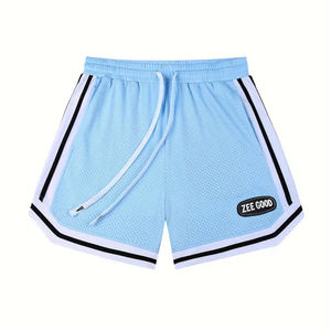 Short de course de gymnastique en toile à séchage rapide double couche écologique pour homme 100% coton motif solide personnalisable imperméable coupe-vent - Product Image 1