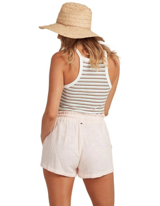 Wholesale Wedding Party Gift Custom <b>Plus</b> <b>Size</b> Women <b>Shorts</b> in Petal <b>Elastic</b> Waistband with Functional Drawcord Side Pockets - Product Image 2