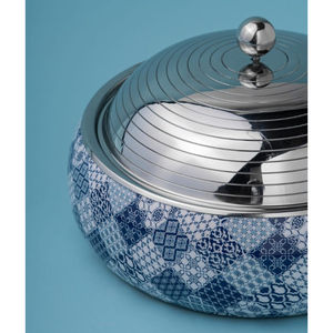 Platos para frotar recién llegado, cazuela redonda, calentador de comida de mesa, platos para servir para decoración del hogar, accesorios de cocina - Product Image 4