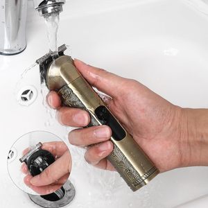 Afeitadora Eléctrica Profesional con Cuchilla en T de Precisión, Resistente al Agua IPX7, Kit Recortador de Barba para Cabello, Nariz, Orejas, Cuerpo, Cara y Bigote - Product Image 3