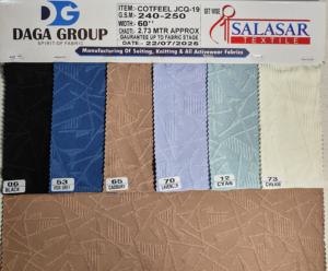 Tissu organique Poly Spandex Tricot circulaire hexagonal doux pour vêtements athlétiques et de loisirs avec motif brossé pour doublure - Product Image 2