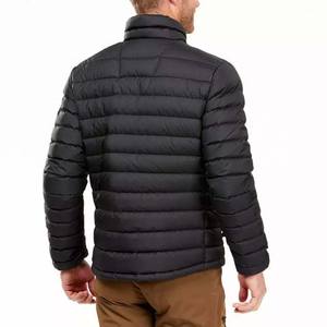 Chaqueta Acolchada con Capucha para Hombre a Precio Económico, Fabricada en Poliéster, Chaquetas de Plumón Extra Grandes para Hombre al por Mayor, Chaqueta Deportiva de Color Negro - Product Image 3