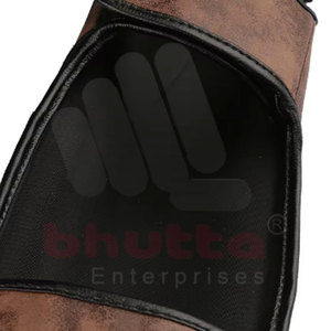 อุปกรณ์ป้องกันหน้าแข้งสำหรับชกมวย BHUTTA ENTERPRISES คุณภาพสูง ผลิตจากหนัง PU สำหรับศิลปะการต่อสู้แบบนุ่มนวล ปรับขนาดได้ พิมพ์ลายได้ - Product Image 3