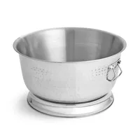 Nuevo cubo de vino de aluminio de alta calidad moderno enfriador de vino de metal moderno personalizado fabricantes de cubos de champán India en negro
