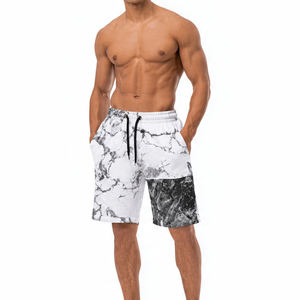 Shorts de survêtement délavés OEM pour hommes, shorts d'entraînement d'hiver en molleton délavé, shorts de jogging fitness pour hommes, shorts délavés pour hommes - Product Image 5