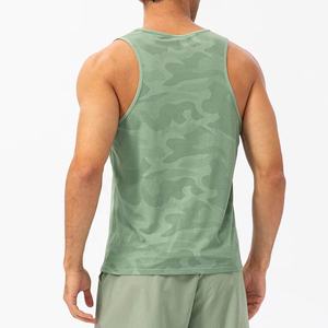 Débardeur d'entraînement à col rond pour hommes décontracté doux respirant sans manches chemises musculaires de gymnastique t-shirts de musculation - Product Image 4