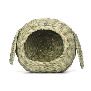 Conejo tejido hierba nido conejito heno Mat pequeño Animal masticar juguete para hámster conejo conejillo de indias Castillo hábitat - Product Image 5