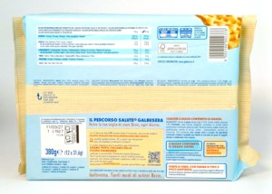 Crackers légers Magretti Galbusera 180 g GVerdi, sélection de produits alimentaires italiens, craquelins salés croustillants légers - Product Image 3