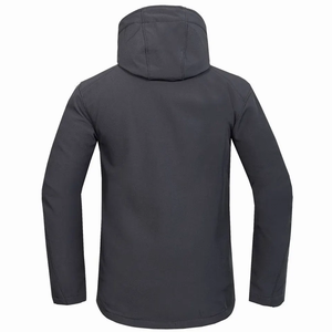 OEM personalizado ligero Softshell chaquetas al aire libre para los hombres impermeable a prueba de viento chaqueta táctica con bolsillos con cremallera completa - Product Image 1