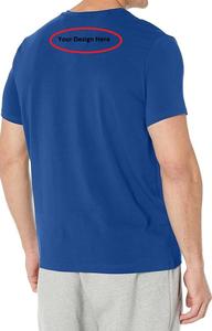 T-shirt à manches courtes pour hommes, col en V coupe ajustée, impression personnalisée de haute qualité, meilleure qualité, t-shirt pas cher de Bd - Product Image 2