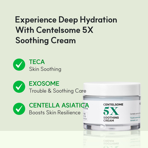 Kem dưỡng ẩm mặt chăm sóc da Hàn Quốc neul20s centelsome 5x Kem làm dịu 50ml Centella asiatica Niacinamide sửa chữa - Product Image 5