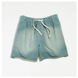 Wholesale breathable Custom Vintage Acid Wash <b>Shorts</b> Solid Color Acid Wash <b>Shorts</b> <b>With</b> Cut Acid Wash for <b>Men</b> <b>Shorts</b> for <b>Men</b> - Product Image 3