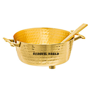 Luxury metal <b>Chocolate</b> Bowl Premium Quality handmade Sweet Bowl Classic Stylish New Luxury <b>Chocolate</b> Bowl - Product Image 6