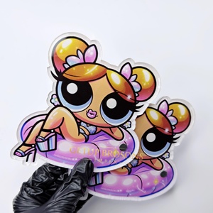 Tuiles magnétiques en acrylique durable de qualité supérieure, style Kawaii Gothique Cartoon, pour pinces à extensions de cils, personnalisables et multifonctionnelles - Product Image 3
