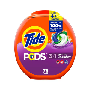 Cápsulas de Detergente para Ropa 3 en 1 de Plástico, de Calidad Confiable, Eliminan Olores, 76 Unidades, Compatibles con HE, Compra al por Mayor - Product Image 1