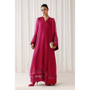 Vestido de Gasa con Bordado en Línea A EN-1304 - Product Image 4