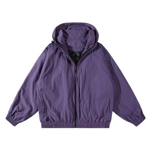 Veste coupe-vent d'hiver respirante pour homme, toile, devant surélevé, style streetwear, réversible, imperméable, couleur et taille personnalisables - Product Image 6