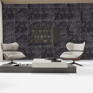 Élevez vos intérieurs avec des carreaux de porcelaine indiens exclusifs de 60x60cm, finition marbre de qualité supérieure, carreaux muraux en porcelaine pour mur de salle de bain - Product Image 1