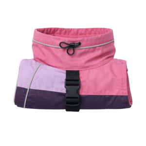 Manteau de pluie rose lilas violet pour chien, imperméable, à capuche, léger, coupe-vent, pour chiens de taille moyenne à grande - Product Image 6