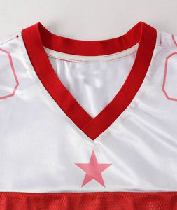 Nuevo Plus La mejor calidad Sublimación de gran tamaño Boxy Recortado Estampado Corte uniforme de fútbol americano Camiseta de fútbol americano - Product Image 3