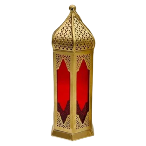 High Quality <b>Brass</b> Vintage Embossed <b>Lantern</b> With Polish Finished For Tabletop Decor Arabic <b>Lantern</b> For Home Decoration - Product Image 6