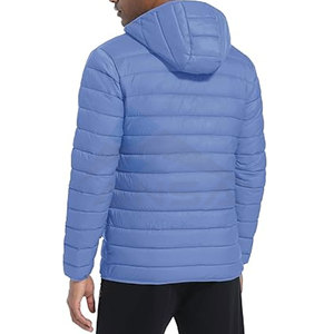 Chaqueta acolchada personalizable para hombre, ligera, cálida, a prueba de viento, con capucha, OEM abrigo de invierno, venta al por mayor, compatible con etiqueta privada - Product Image 2