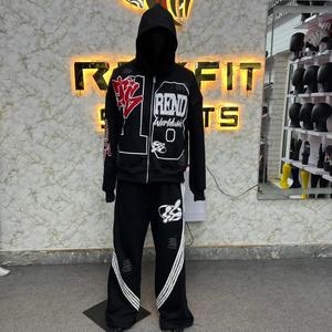 Chándal Deportivo con Cremallera para Hombre, Edición Deportiva, Personaliza tu Propio Logotipo, Precio Bajo a Demanda del Cliente, Estilo Único, Nuevo Diseño - Product Image 1