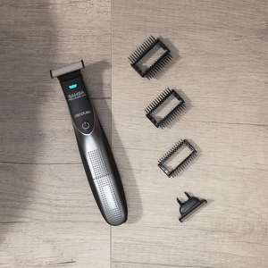 Afeitadora Rotatoria de 40 Minutos de Duración, Cuchillas Dobles Recubiertas de Acero Inoxidable, Cabezal 3D, Resistente al Agua IPX7, Batería de Litio Reemplazable para Uso en Autocaravanas - Product Image 5