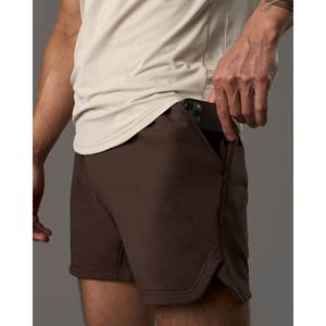 กางเกงวิ่งขาสั้นผ้าคอตตอนใส่สบายสำหรับผู้ชายกางเกงขาสั้นซับเหงื่อออกแบบได้ตามต้องการเอวยางยืดเสื้อผ้าสตรีทแวร์ไซส์ XS - Product Image 6