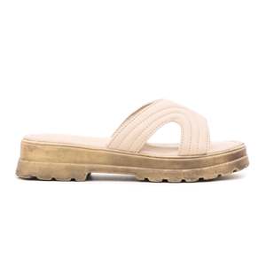 Sandales à talons formelles fauve FR7997 Pantoufle - Product Image 3