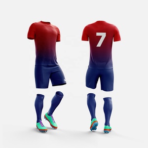 Maillots de football personnalisés OEM pour adultes unisexes, respirants, à séchage rapide, grande taille, ensemble de maillots de football, uniforme de football, ensemble de survêtement avec logo - Product Image 2