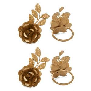 Rond de serviette pour la décoration d'événement de mariage nouvel anneau de serviette en métal dans le nouveau style dernier porte-serviette - Product Image 5