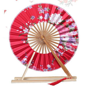 ECO-FRIENDLY BAMBOO <b>FAN</b> / ROUND SHAPE, NATURAL <b>COOL</b> / MADE in VIETNAM - Product Image 1