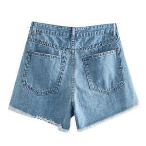 Diseña Tu Propio Logotipo, Shorts de Mezclilla para Mujer Más Vendidos, Shorts de Mezclilla con Logotipo Personalizado para Mujer - Product Image 2