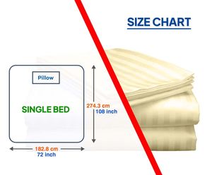 320 TC ผ้าฝ้ายลาย US ขนาดลายผ้าปูที่นอน - Product Image 6