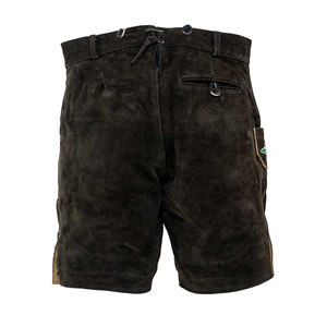 Best Lederhosen <b>Men</b> Genuine Leather Authentic German Lederhosen for <b>Men</b> Oktoberfest 2025 Outfit Dark Olive <b>Green</b> Bavarian <b>Short</b> - Product Image 2