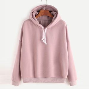 Sudaderas con capucha personalizadas Color sólido Grueso Manga larga Suéteres sueltos para mujer Logotipo personalizado Sudaderas con capucha para hombre - Product Image 1