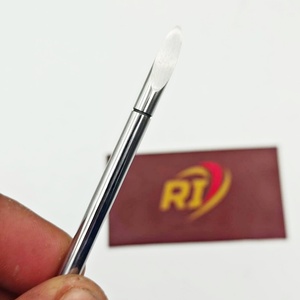 Pousse-cuticules en acier inoxydable de haute qualité, forme de stylo pointu, double extrémité, double usage, réutilisable pour les soins des ongles en gel et en acrylique - Product Image 4