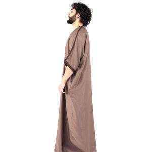 Islamique Musulman Thobes Jubbah Qamis Pour Hommes 2023 Vente En Gros De Haute Qualité Arabe Caftan Caftan - Product Image 2