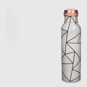Bouteille d'eau en cuivre imprimé en émail pur de vente chaude pour l'eau potable à un prix abordable Bouteille en cuivre de gymnastique - Product Image 3