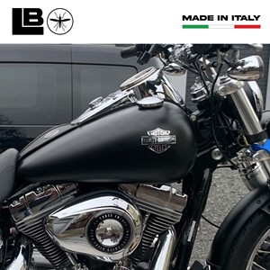 3D argento Logo carro armato emblema adesivi moto compatibile con per Harley Davidson moto dimensioni 95x70 - Product Image 3
