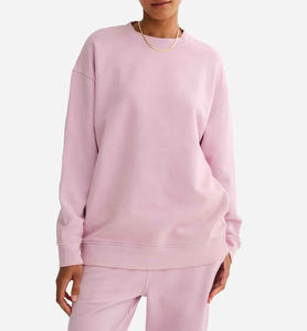 Unisex Cotton Fleece Tracksuit Set Wholesale Midweight Sweatshirt and Trouser OEM Private Label Factory Supply for Winter - Product Image 2