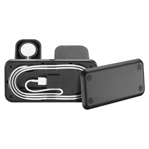 Cargador Inalámbrico TRIO 20W 3 en 1 para iPhone, Cable de Carga Multifunción Negro - Product Image 4