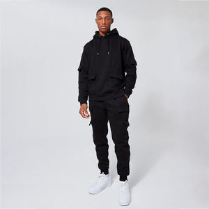 Logo personnalisé Hommes Survêtement Polaire Regular Jogging Suit Hommes Training Wear Impression Logo Sweatsuits Pantalon de survêtement et Sweat à capuche Ensemble - Product Image 1