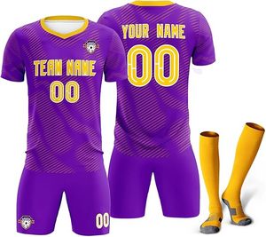 Kits de football personnalisés OEM | Uniformes de football sublimés | Fabricant de vêtements d'équipe | Polyester respirant - Product Image 2