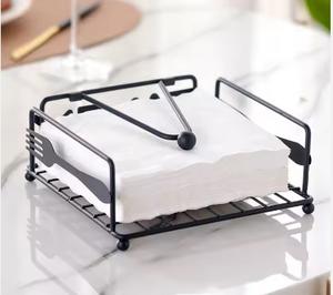 ที่ใส่กระดาษเช็ดปากสีทองแบบตั้งได้สำหรับวางบนโต๊ะเป็นมิตรต่อสิ่งแวดล้อมใช้ตกแต่งบ้านแบบสั่งทำ - Product Image 6