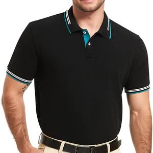 Polos de algodón puro para hombre, camisetas clásicas suaves de manga corta de verano, Polo para hombre - Product Image 4