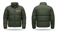 Veste matelassée imperméable et respirante pour homme, avec fermeture éclair, coupe-vent, col montant, logo frontal, style décontracté, pour l'extérieur, fourniture OEM